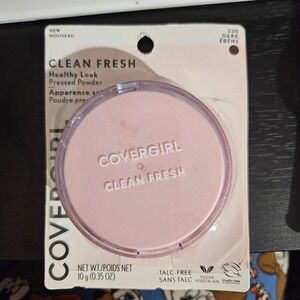 Covergirl Clean Fresh‎ Healthy Look Pressed Powder 230 Dark Ebene NEW
